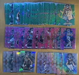 2023 Panini Mosaic NFL Parallel YOU PICK - Silver, Green, Pink Camo, Prizms RC - Picture 1 of 2