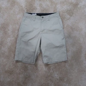 Volcom Chino Shorts Men's 30 Beige Striped Skater - Picture 1 of 12
