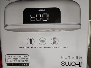 iHome® Health UV-C Pro Sanitizer with Bluetooth Speaker, white - Picture 1 of 4