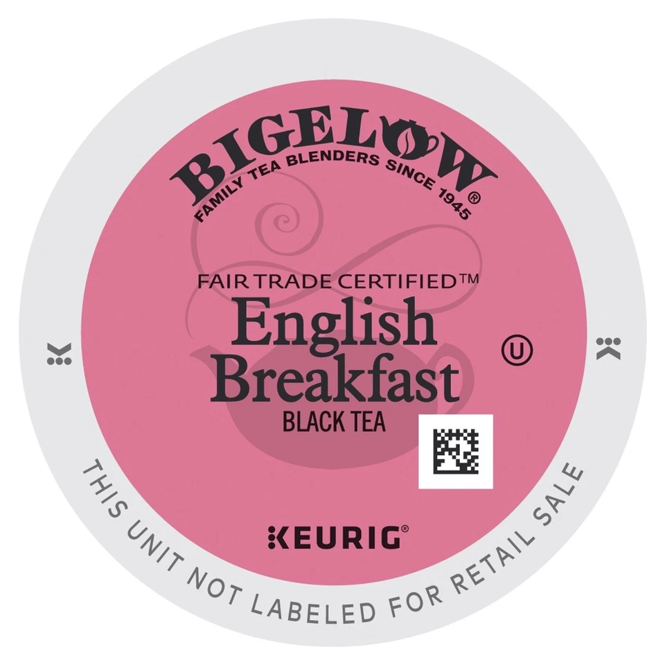 Bigelow English Breakfast Black Tea 24 to 144 Count Keurig K cups Pick Any Size  - Image 1 of 2