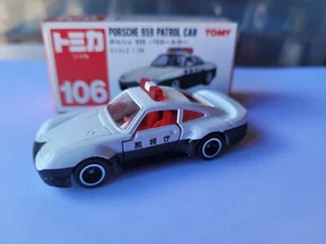 TOMICA 106 - PORSCHE 959 PATROL CAR [WHITE] ABSOLUTELY MINT VHTF MADE IN JAPAN  - Picture 1 of 12