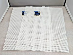 Lot of 2 Plastic Canvas Mesh Sheets by Darice "7" Mesh Size 10.5 X 13.5 - Picture 1 of 3