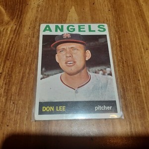 1964 Topps Baseball Don Lee #493 Los Angeles Angels Low Grade