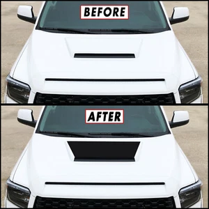 Calcomanía Blackout Overlay para Toyota Tundra TRD 2014-21 capó ventilación cuchara - Imagen 1 de 3