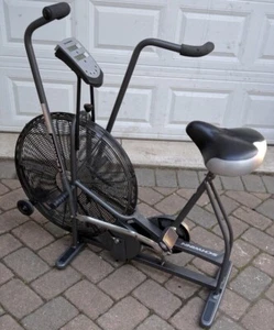 SCHWINN AIRDYNE AD4 UPRIGHT WIND RESISTANCE EXERCISE BIKE CYCLE GRAY DELUXE SEAT - Picture 1 of 10