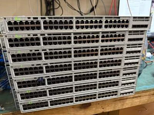 CISCO C9200L-48P-4X-E C9200L 48-port PoE+ 4x10G uplink Switch, Network Essential - Picture 1 of 2