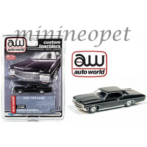 AUTOWORLD CP7667 CUSTOM LOW RIDERS 1970 CHEVROLET IMPALA SS 1/64 DIECAST BLACK - Bild 1 von 1