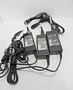 3X LOT - HP 90W 19.5V Genuine AC Adapter Laptop chargers w/ power cord - Picture 1 of 6
