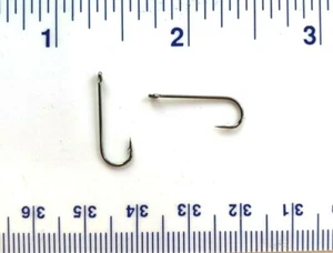 100 super strong 9146 2X strength GT Black Nickel Aberdeen Fishing Hooks size 10 - Picture 1 of 1
