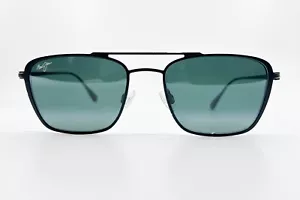 Maui Jim EBB&FLOW MJ 542-2M Polarized Matte Black Sunglasses 54-20-145 8853 - Picture 1 of 8