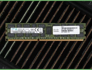 64GB Lot 8 Samsung Cisco 8GB PC3L-12800R DDR3L 2RX4 Server RAM M393B1K70QB0-YK0 - Picture 1 of 1