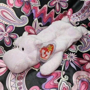 HAPPY the Hippopotamus ✨️ MWNMT near Mint ✨️ TY Beanie Baby Plüsch 1993 - Bild 1 von 6