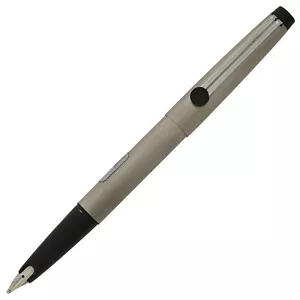 LAMY 26P Fountain Pen Brushed Steel OB-nib W.-Germany - Picture 1 of 3