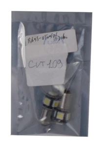 Kit 2 lampadine Ba9s a 5 led ad alta brillantezza luce bianca - Bild 1 von 1