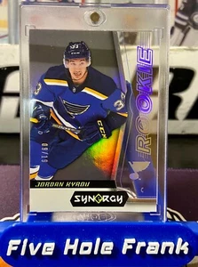 2018 Upper Deck Synergy Jordan Kyrou True Rookie #79 Tier 2 /19 - Picture 1 of 3