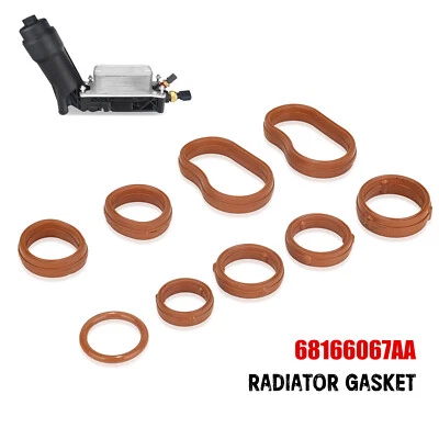 Oil Filter Adapter O-Ring Seals Kit For Chrysler 300 Jeep Wrangler Dodge Durango - Image 1 of 4