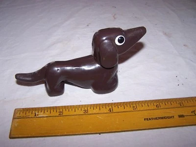 Lehmann 922 Bibi Dachshund 狗玩具 德国西部制造 — 第 1/3 张图片