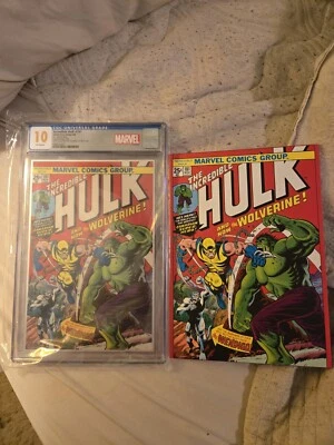 MARVEL COMICS INCREDIBLE HULK #181 SILVER FOIL CGC 10 GEM MINT FIRST RELEASE - Image 1 of 4