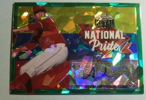 2021 Alejandro Hidalgo 🔥RC AUTO #4/4 Leaf Metal Draft National Pride ANGELS - Picture 1 of 3