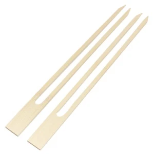 18mm Wide Bamboo Double Prong Skewers - Picture 1 of 9