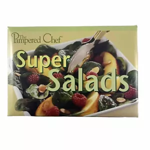 The Pampered Chef SUPER SALADS Recipe Cards 15 Amazing Recipes NEW - Picture 1 of 3