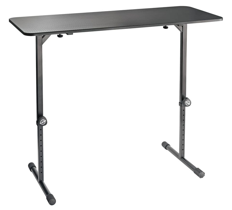 K&M 12160 DJ Tisch klappbar für mobile DJ-Setups, Tour oder Studio geeignet - Bild 1 von 2