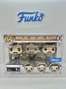 Funko Pop The Office Michael Scott Dwight Schrute Jim Halpert Walmart 🇺🇸 - Imagen 1 de 9