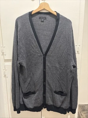 Structure Men’s Button Cardigan Size XL 100% Cotton Navy Blue - Image 1 of 4