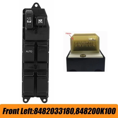Front Left For Toyota Camry 2002 2003 2004 2005 2006 Power Main Window Switch - Image 1 of 4