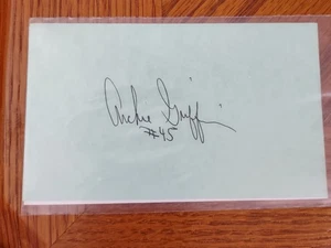 ARCHIE GRIFFIN SIGNED OHIO STATE FOOTBALL INDEX CARD HEISMAN OSU BUCKEYES 2025 - Picture 1 of 1