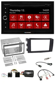 Blaupunkt Lenkrad DVD Bluetooth DAB 2DIN USB Autoradio für Smart ForFour 2004-20 - Bild 1 von 13