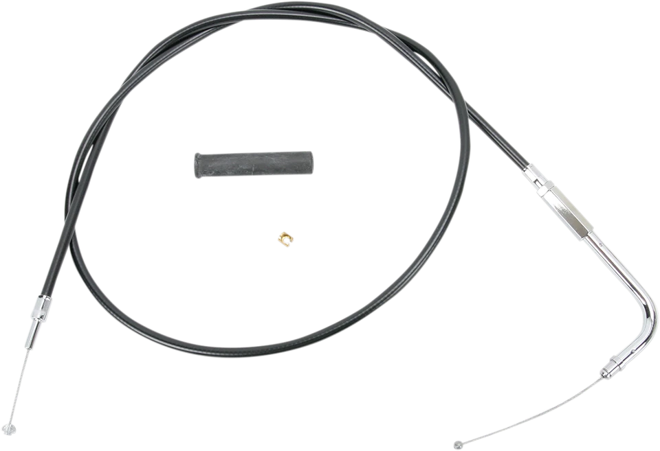 Drag Specialties Throttle Cable 45.5" Black for 1996-2017 Harley Davidson Dyna - Image 1 of 1