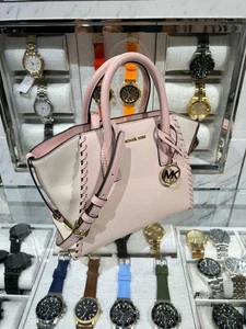 Michael Kors Avril Damen kleine Leder Umhängetasche Tasche Rosa Handtasche Geldbeutel - Bild 1 von 24