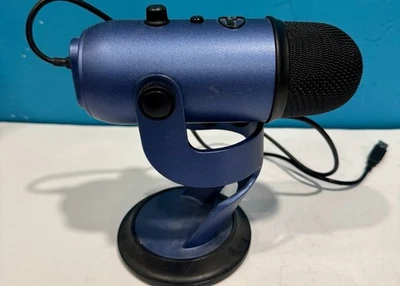 Blue Yeti USB Wired Cardioid Omnidirectional Bidirectional Microphone With Stand - Image 1 of 4