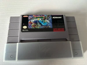 Super Nintendo Snes Teenage Mutant Ninja Turtles in Time IV NTSC with dust cover - Picture 1 of 4