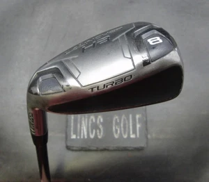 Left Handed Cleveland Turbo Launcher 8 Iron Seniors Graphite Shaft Lamkin Grip - Picture 1 of 5