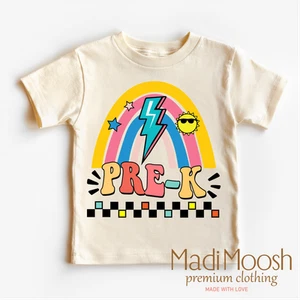 Pre-K Rainbow School Shirt - School Shirt - Picture 1 of 5