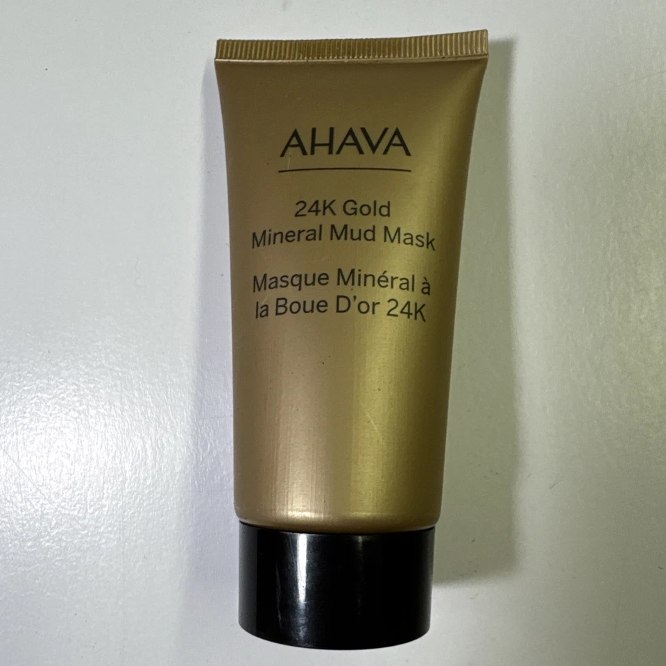 Máscara de barro mineral de oro AHAVA 24K 1,7 oz/50 ml sellada Foto 1 de 4
