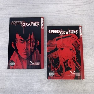 Speed Grapher Vol 1 & 2 by Tomozo, English Manga TokyoPop 2008 RARE OOP - Picture 1 of 11