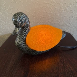 Mallard Duck Accent Table Lamp Night Light. 8" Long 5.5" High - Picture 1 of 4