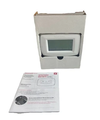 Honeywell RTH7600D1006 7 Day Programmable Thermostat With Touchscreen - Image 1 of 2