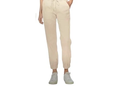 Buffalo David Bitton Women's Soft Tencel Pull-On Jogger Pants, Cream, Size M - Image 1 of 4