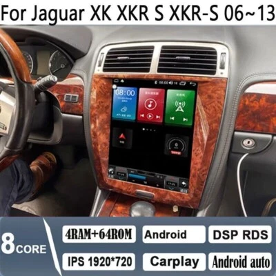 Android Tesla Style Vertical Screen 12.1" For Jaguar XK XKR 2006-13 Car GPS Navi - Image 1 of 4