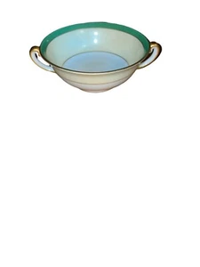 Meito China Cream Soup Or Bullion Bowl Hand Painted Japan Vintage - Picture 1 of 10