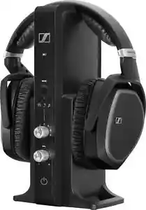 Sennheiser - RS 195 RF Sistemas de auriculares inalámbricos para escuchar TV (NEGRO) - Imagen 1 de 4