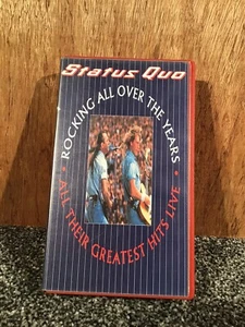 Status Quo – Rocking All Over The Years - All Their Greatest Hits Live - VHS - Picture 1 of 4