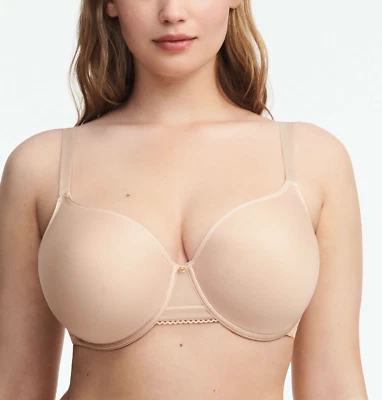Chantelle 36DDD Custom Fit C Jolie Memory Foam T-Shirt Bra 13B6 NWOT Nude Rose - Image 1 of 4