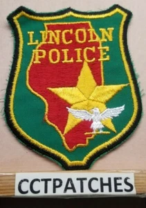 LINCOLN, ILLINOIS POLICE SHOULDER PATCH IL - Picture 1 of 2