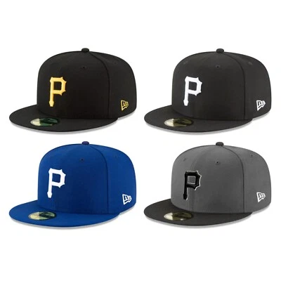 Pittsburgh Pirates PIT MLB Authentic New Era 59FIFTY Fitted Cap - 5950 Hat - Image 1 of 4