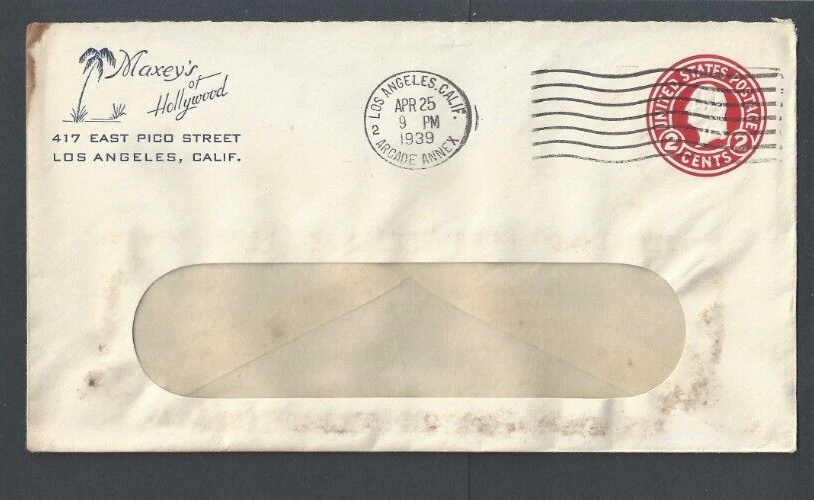 1939 Los Angeles CA Maxeys Of Hollywood Printing Picture Bldg - Image 1 of 1